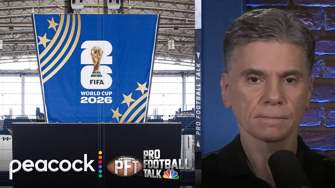 FIFA adding natural grass to NFL fields for 2026 World Cup | Pro Football Talk | NFL on NBC