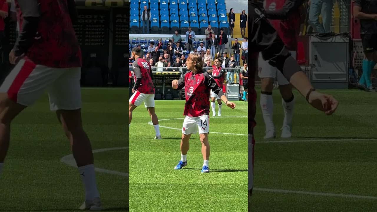 Luka ModriΔ is back π | #GenoaMilan | #shorts