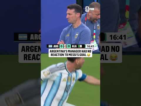 STONE-COLD reaction from Lionel Scaloni π¦π·