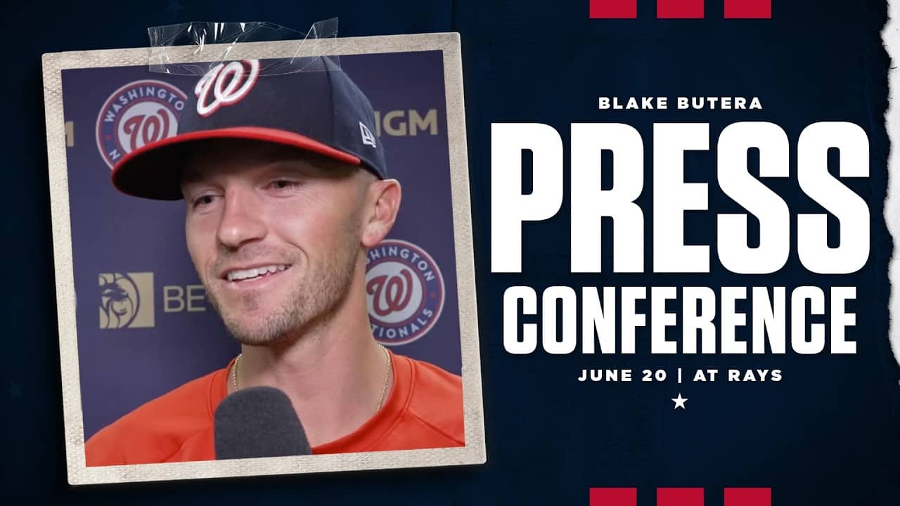 Blake Butera Press Conference | Nationals at Rays | June 20, 2026