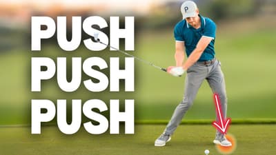 Always Keep Your Weight Forward in the Golf Swing - The SECRET to Pure Contact