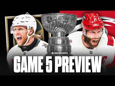 Golden Knights vs Hurricanes Game 5 Preview 🏆 | Stanley Cup Final Predictions & Pick to Win