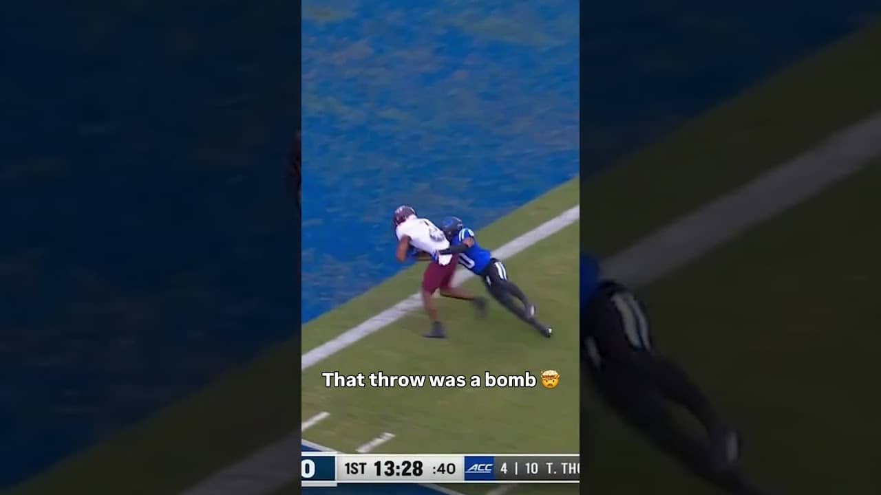 That went a long way ๐ฑ #virginiatech #accfootball #collegefootball