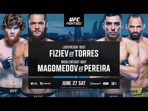 UFC Baku: Fiziev vs Torres - June 27th | Fight Promo
