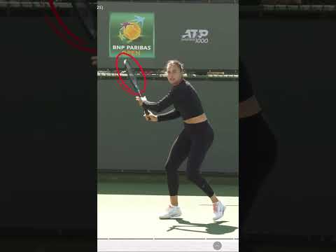 The Sabalenka #tennisforehand