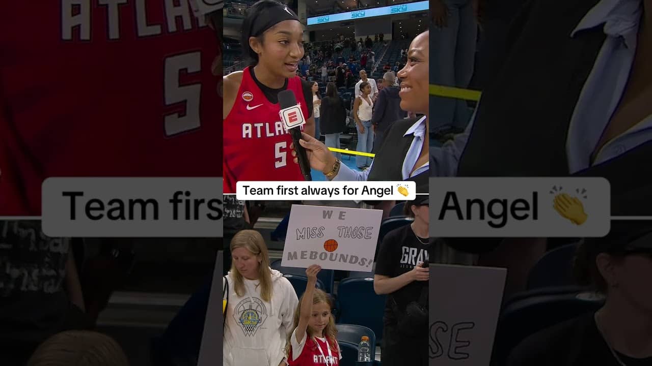After registering a record 57th double-double, Angel Reese was only concerned about the W π₯