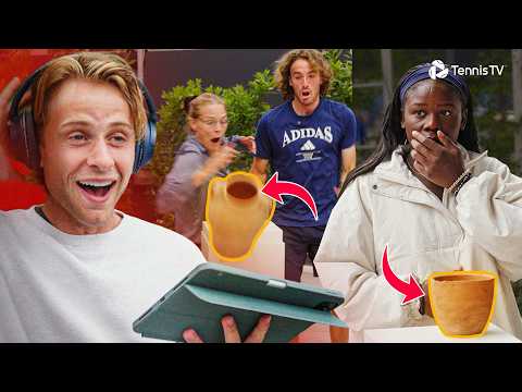 Pranking Tennis Players With A "Priceless" Roman Artefact 🫣