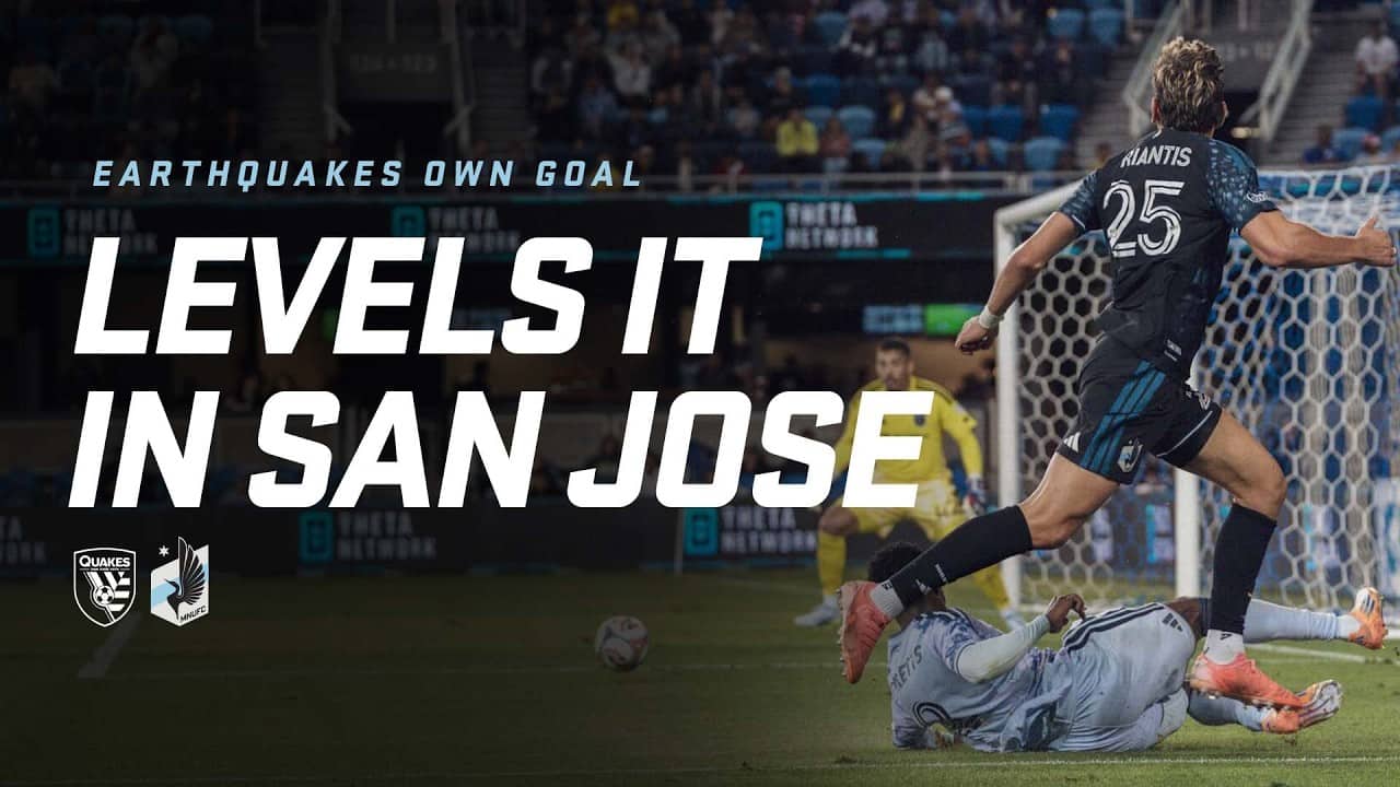 GOAL: A San Jose Own Goal Levels Things at 1-1