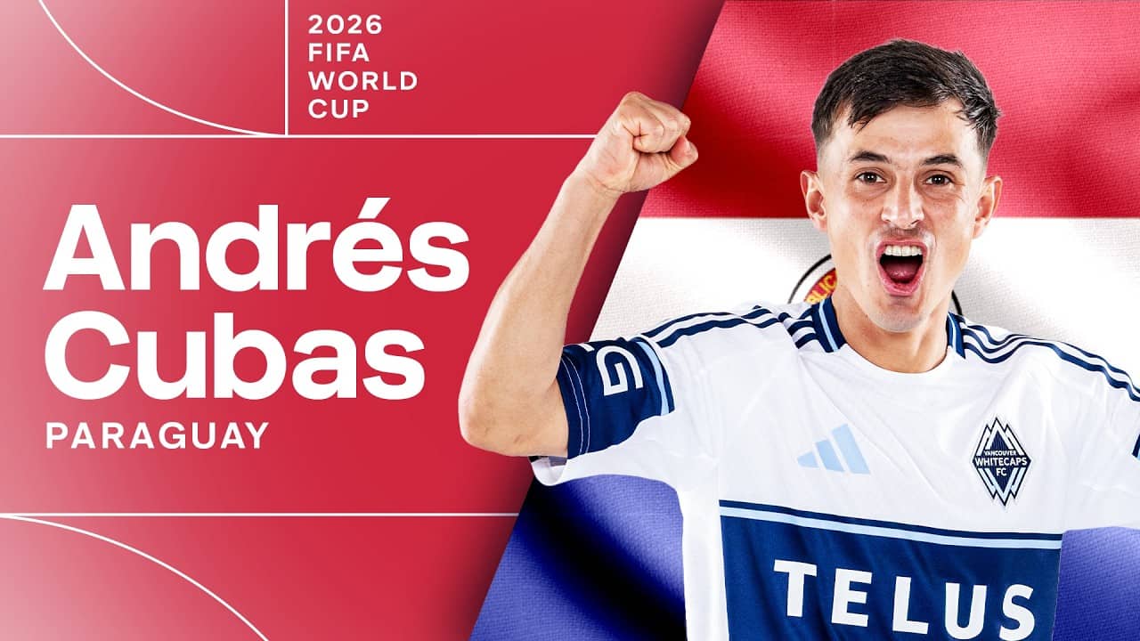 Vancouver Whitecaps Midfielder Andrés Cubas Makes Paraguay 2026 World Cup Roster!