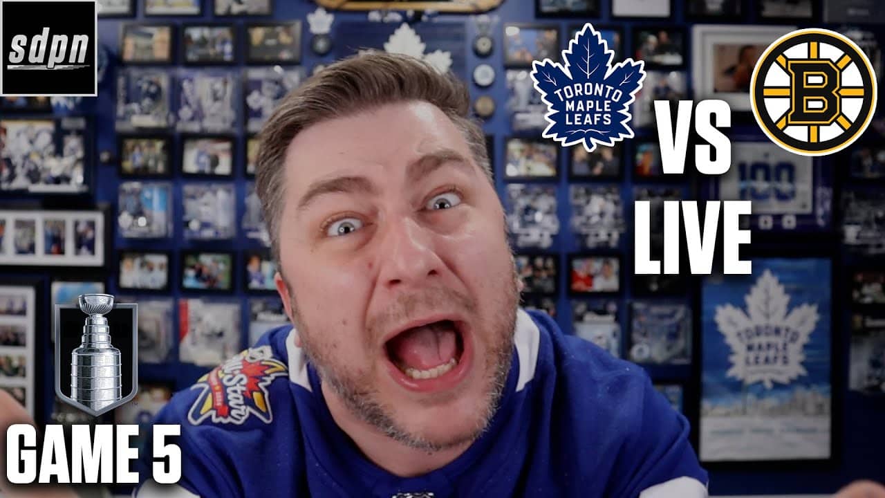 Stanley Cup Playoffs - Maple Leafs @ Bruins Game 5 LIVE w/ Dangle + Predators @ Canucks w/ Wylde