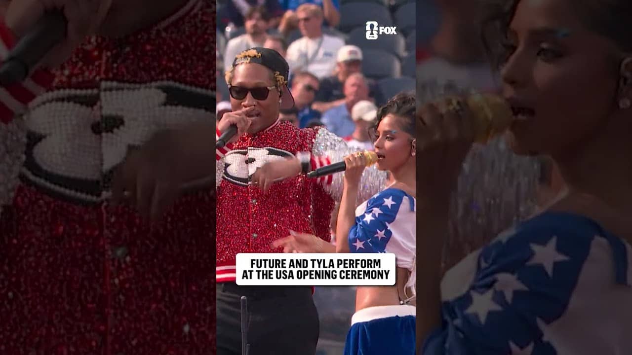 Future and Tyla are getting the party started before the USA takes on Paraguay