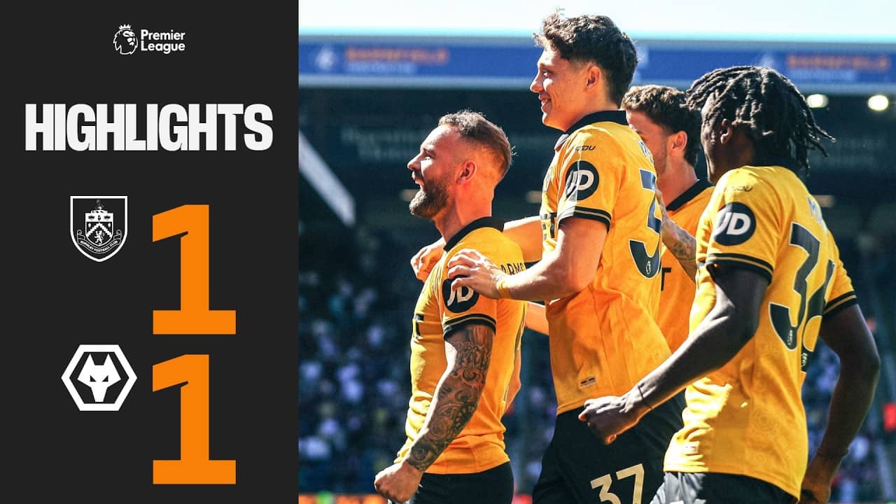 Armstrong scores on final day | Burnley 1-1 Wolves | Highlights