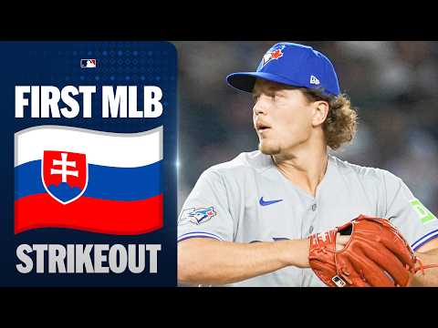 Adam Macko's first MLB strikeout! (1st MLB player born in Slovakia πΈπ°) | MLB Highlights