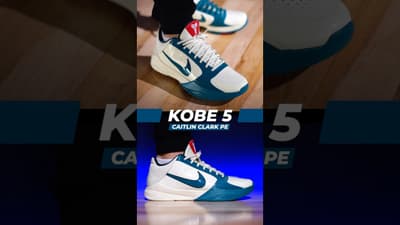 Nike Kobe 5 Protro X Caitlin Clark PE Coconut Milk Spruce #weartesters #sneakers
