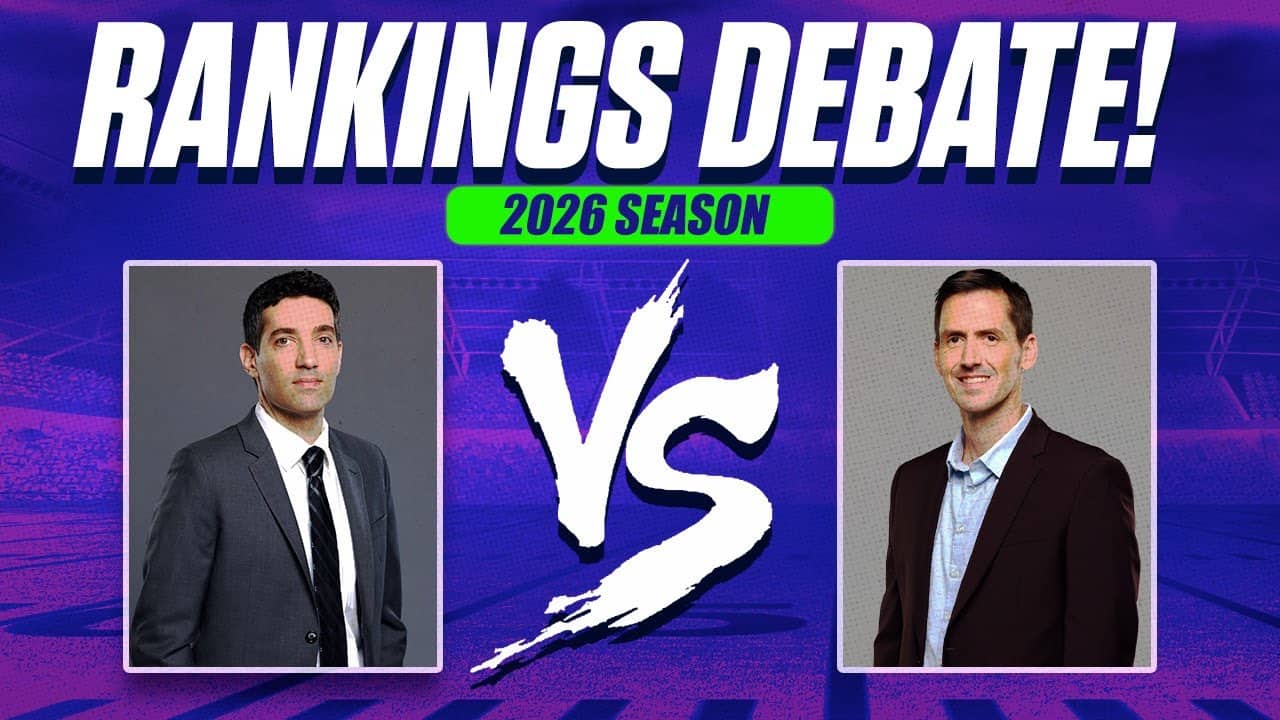 Adam CHALLENGES Heath! 2026 Fantasy Football Rankings Debate!