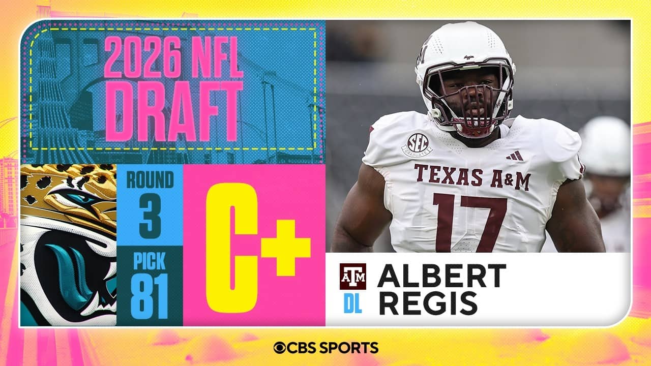 Jaguars select Albert Regis in Third Round | 2026 NFL Draft Grades & Reaction