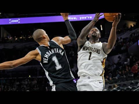 Zion Williamson Highlights vs. San Antonio Spurs 1/25/2026