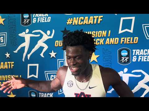 WORLD RECORD HOLDER JA’KOBE THARP REACTS TO 12.75 110MH IN 2026 NCAA CHAMPIONSHIP SEMIFINAL