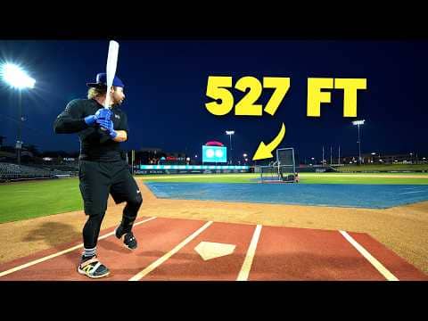 Trying to Break the Longest Home Run Ever Measured (527 FT)