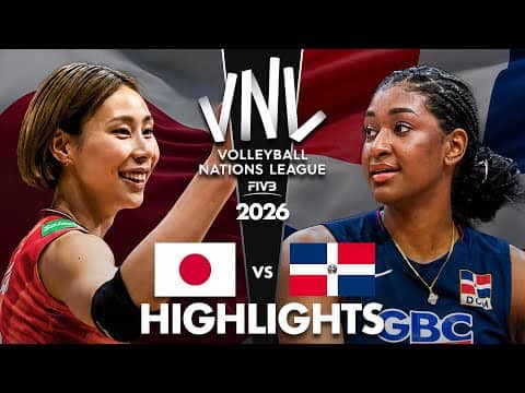 Japan ๐ฏ๐ต vs Dominican Republic ๐ฉ๐ด | Highlights | Women's VNL 2026