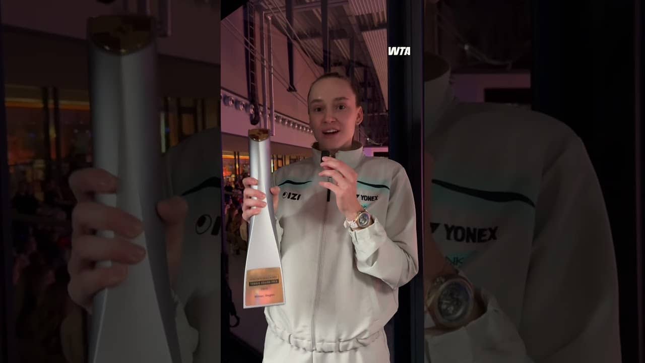 A message from RybaQUEENa herself! ๐ #PorscheTennis