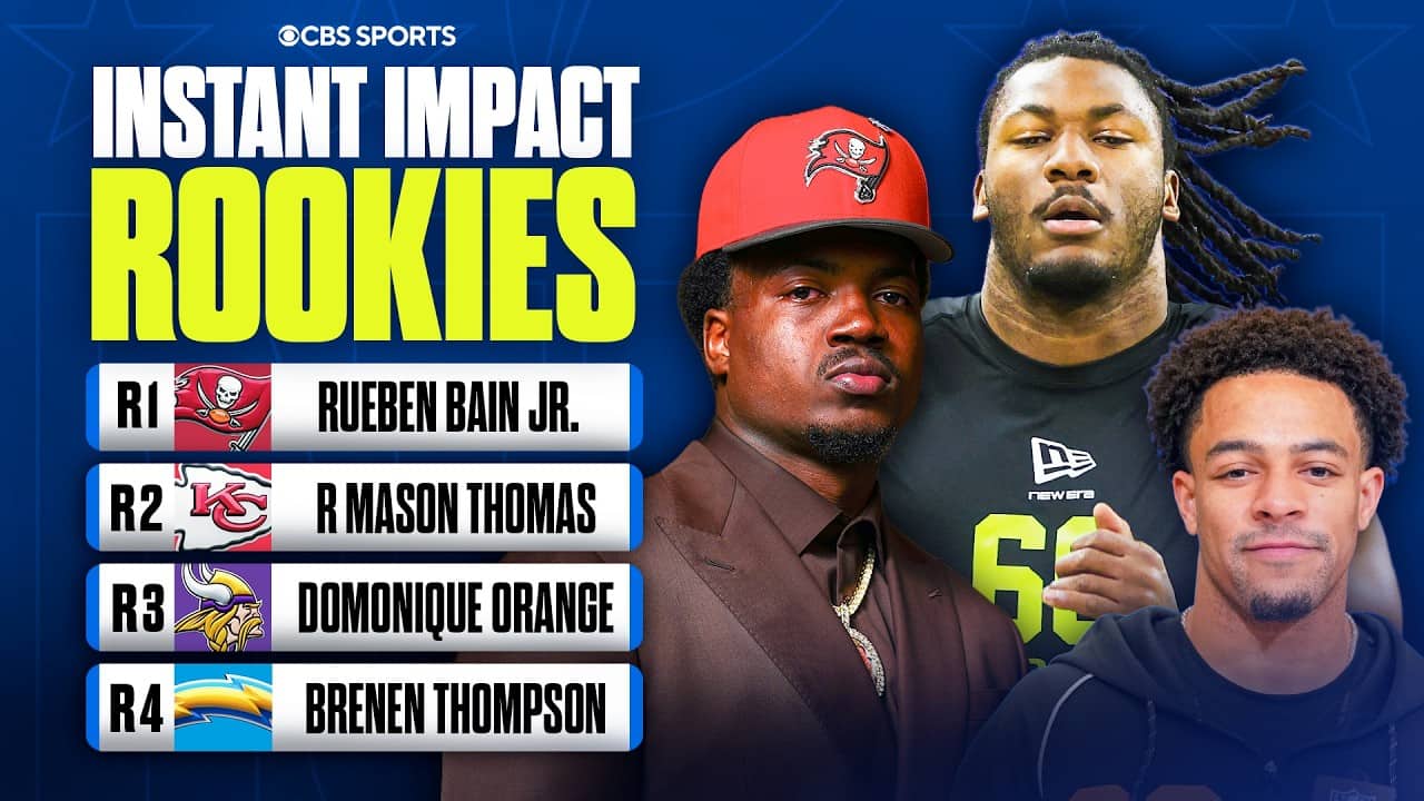 1 rookie from EACH round who will make an immediate impact in the NFL 😤