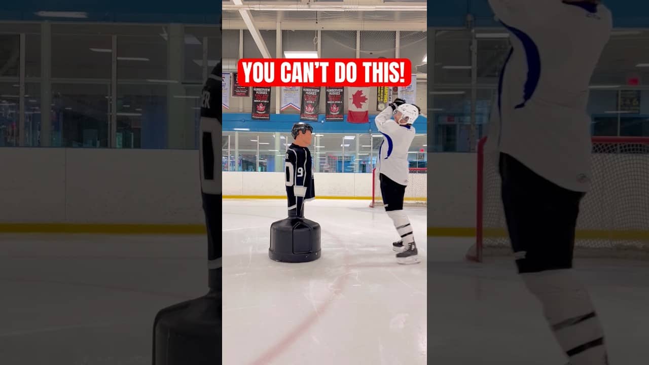 Hockey Player goes INSANE swinging stick π€― #hockey #pavelbarber
