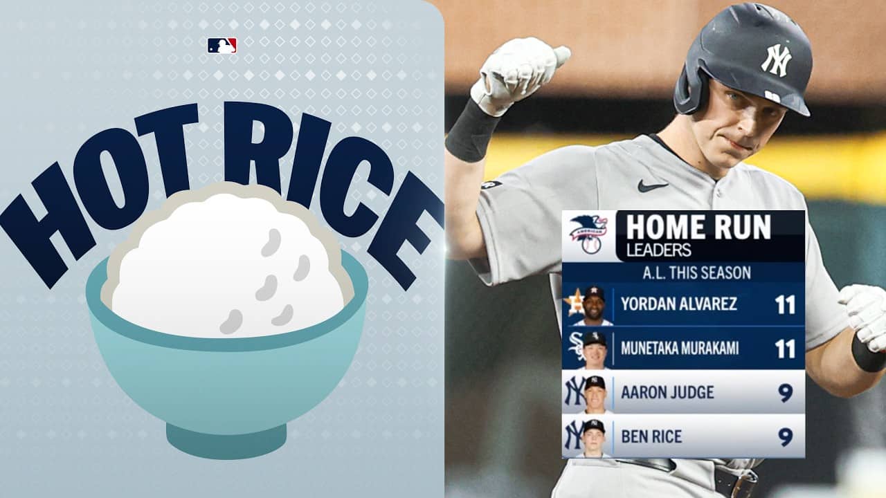 Ben Rice's 9th home run of the season plates the Yankees' 9th run of the game! ๐ | MLB Highlights