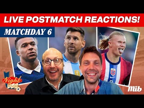 FRA v SEN | IRQ v NOR | ARG v ALG | AUT v JOR | LIVE! Post-Match Reactions w/Diego Luna | Night Cup