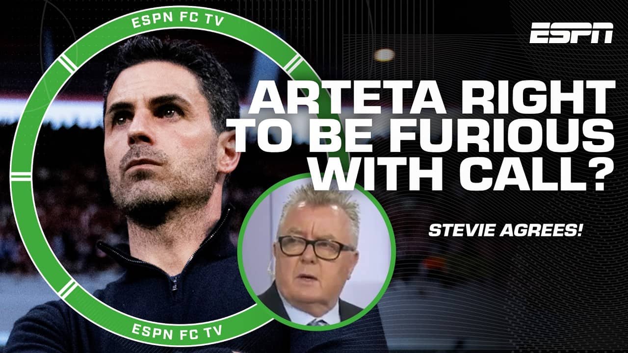 HEATED DEBATE after Arsenal's overturned penalty leaves Mikel Arteta 'fuming' 👀 | ESPN FC