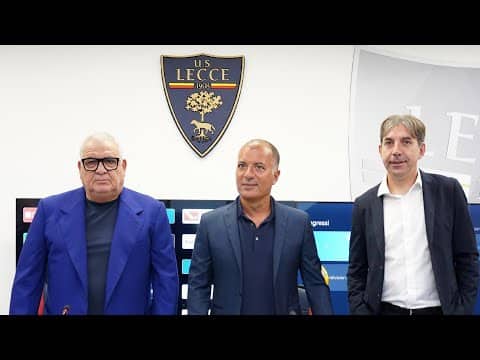 Conferenza stampa del Presidente e dell'Area Tecnica