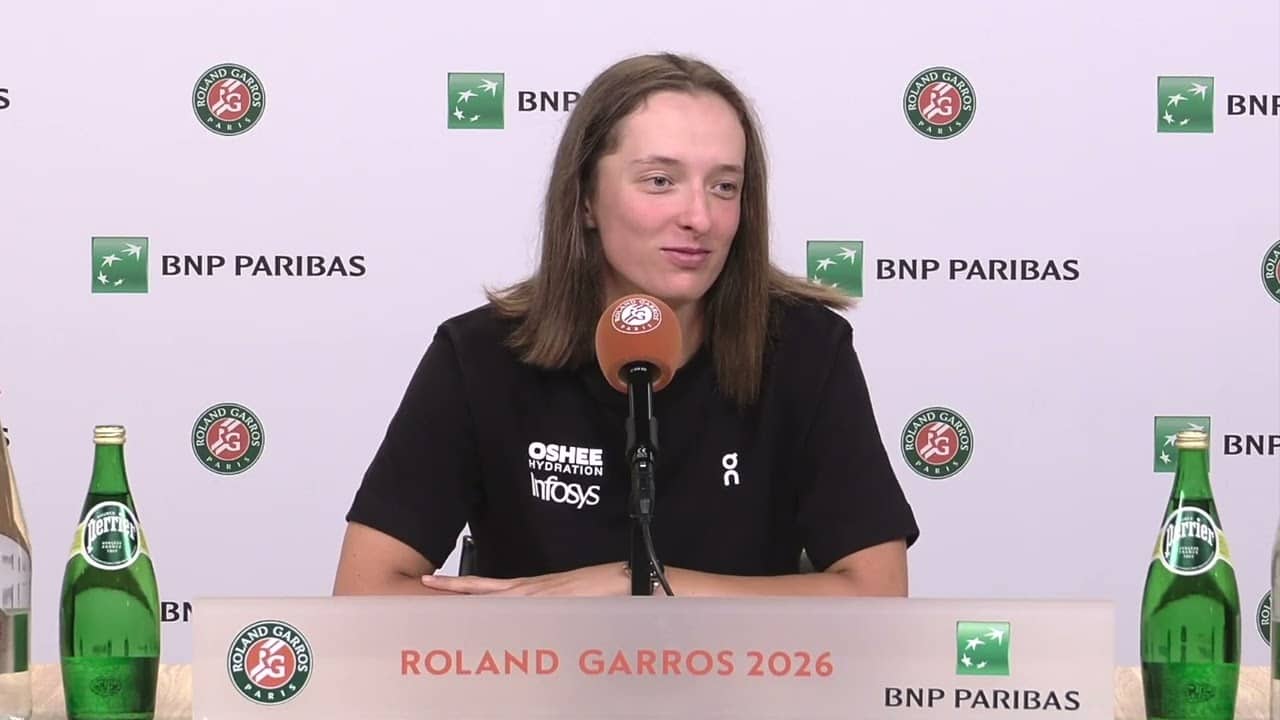 Roland-Garros 2026 - Iga Świątek żartuje: „Oscary w przyszłym roku?”