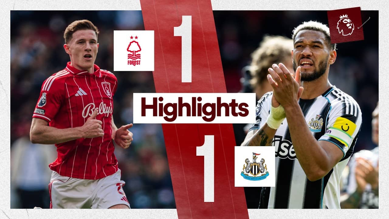 ELLIOT ANDERSON LEVELS LATE! ๐ฏ | Nottingham Forest 1-1 Newcastle Utd | Premier League Highlights ๐ฌ