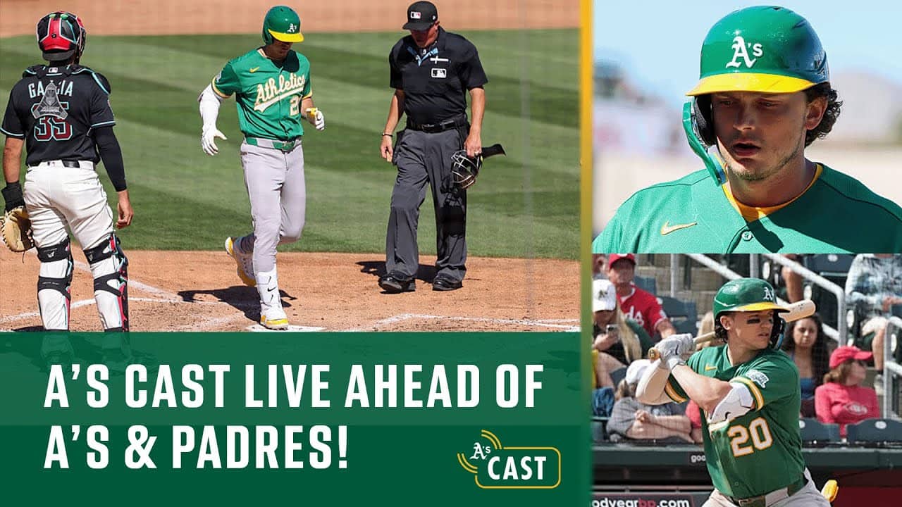 A's & Padres Preview A's Cast Live | Dallas Braden & Ken Korach join Towny!