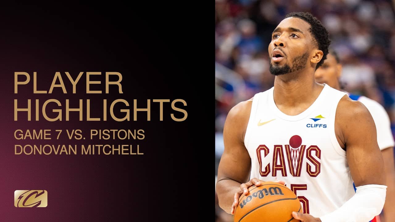 Cavs at Pistons | Donovan Mitchell Highlights | 05.17.2026