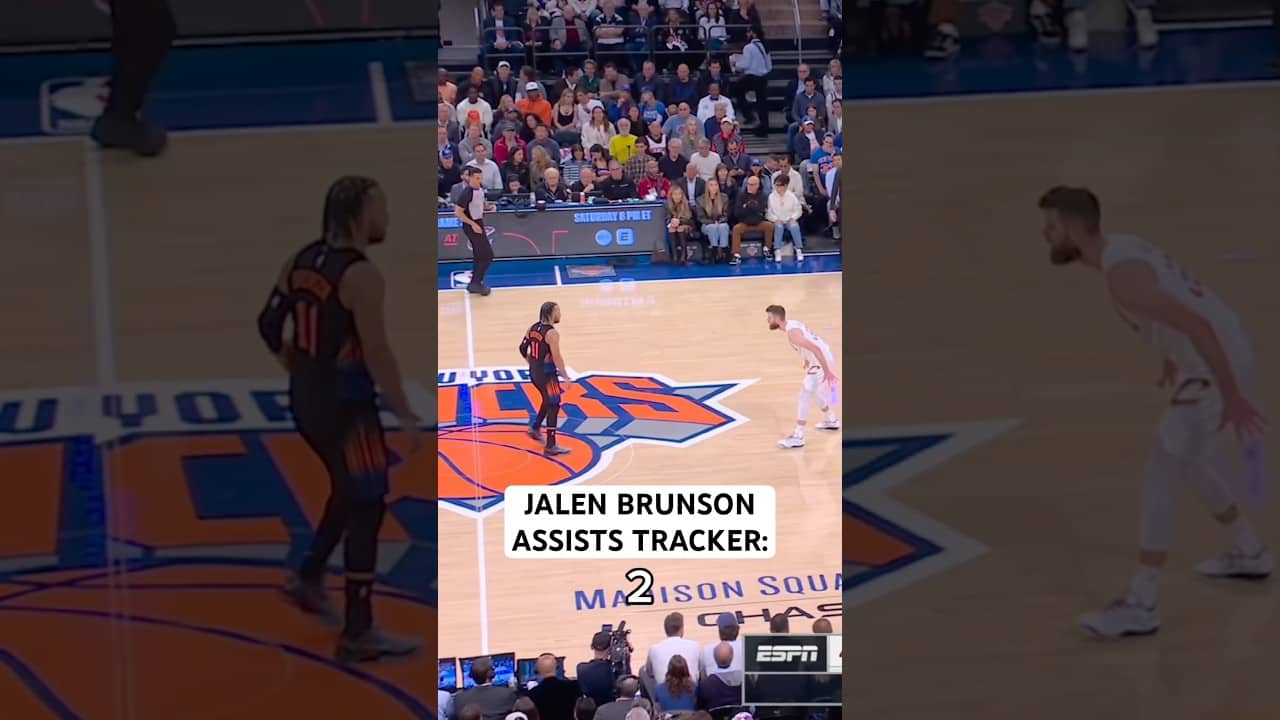All of Jalen Brunson’s 14 assists in Game 2