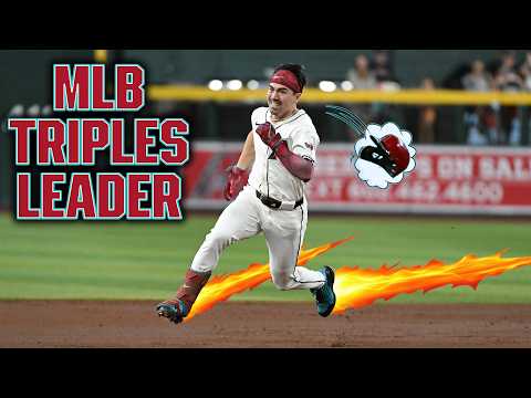 Corbin Carroll has already hit EIGHT triples this season! 💨 (DOUBLE the next-best player! 🤯)