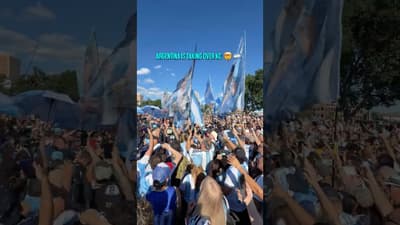 #Argentina fans are ready for the #worldcup 🙌 #soccer #messi #kansascity