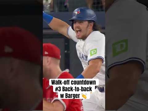 Addison Barger brings it home 🙌 #MLB #Toronto #BlueJays #walkoff