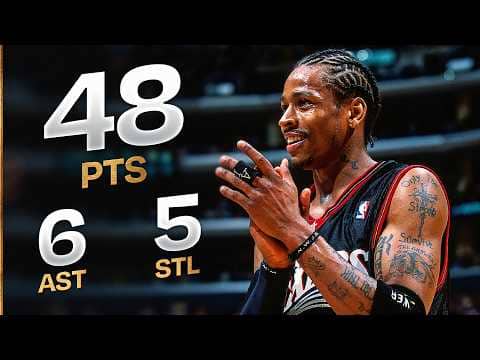 When Allen Iverson Dropped 48 In His NBA Finals Debut vs Lakers! 👑 (25 Years Later) | June 6, 2001