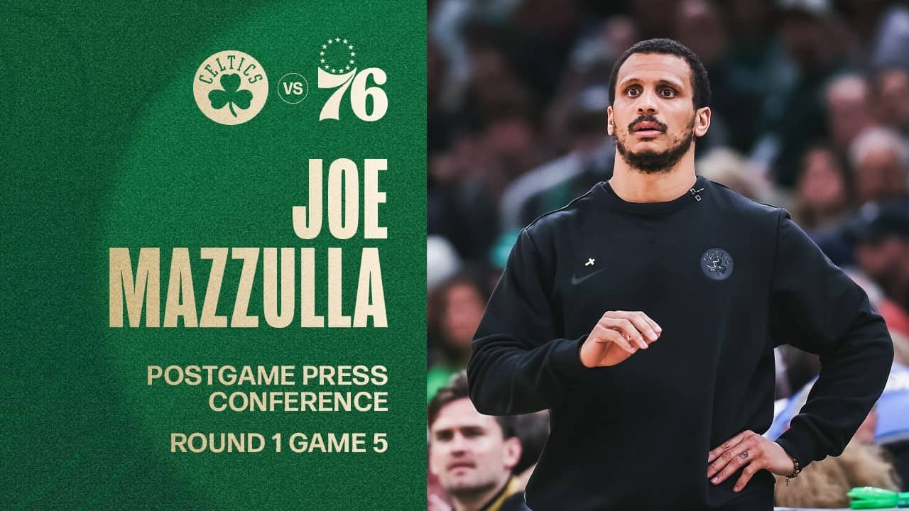 Joe Mazzulla Postgame Media Availability: Round 1 Game 2 vs. Philadelphia 76ers