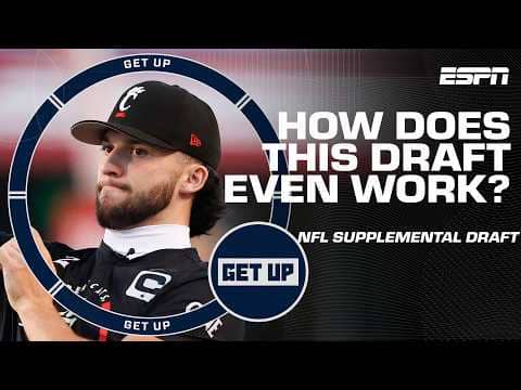 NFL Supplemental Draft EXPLAINED: How Brendan Sorsby could be in the NFL by August šØ | Get Up