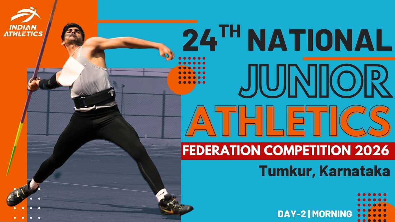 DAY-2 MORNING | 24TH NATIONAL JUNIOR ATHLETICS FEDERATION COMPETITION 2026 | Tumkur, Karnataka