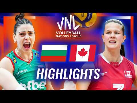 Bulgaria 🇧🇬 vs. Canada 🇨🇦 - Highlights | Week 2 | Women's VNL 2026