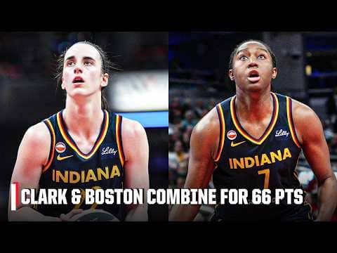 Caitlin Clark and Aliyah Boston combine for 66 PTS in Fever’s win vs. Sky in OT 🔥 | WNBA on ESPN