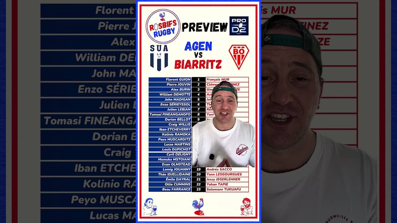 PRO D2 | Agen v Biarritz