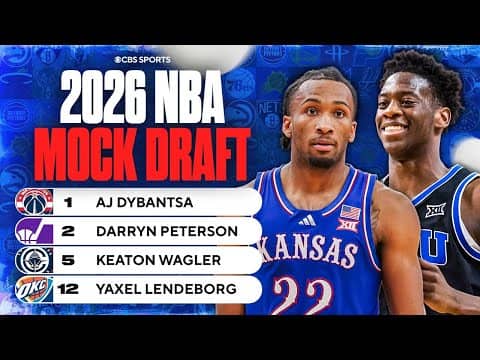 2026 NBA Mock Draft FULL FIRST ROUND + Second Round Steals