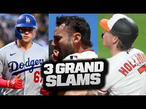 Dodgers, Giants and Orioles belt grand slams across MLB action on June 10, 2026!