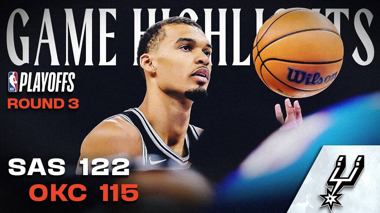SPURS TAKE GAME 1 OF WESTERN CONFERENCE FINALS IN DOUBLE OVERTIME!