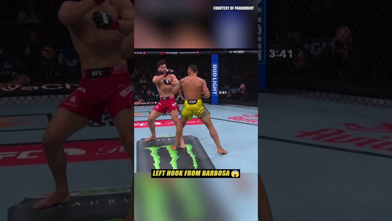 WHAT A DEBUT FROM MARCIO BARBOSA π± #UFCWinnipeg